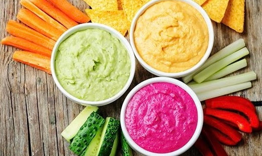 Recipe with olive oil | Three flavor hummus